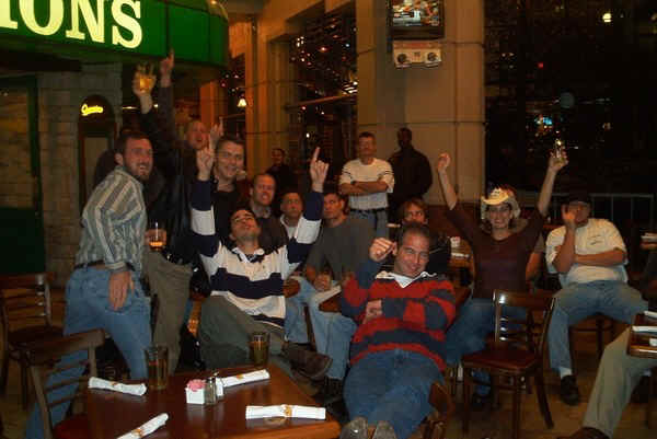 The BR Squad after getting kicked out of Hooters. Geaux Tigers!!