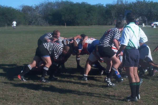 Defensive scrum vs. Alamo City RFC