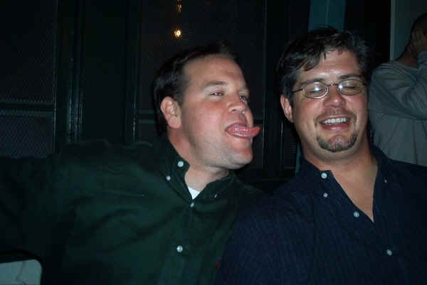 Tabor demonstrating his "Special Move" on Rob 