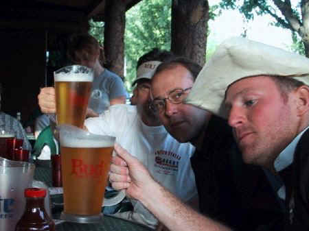 Gareth and Hunter doing what they do best
